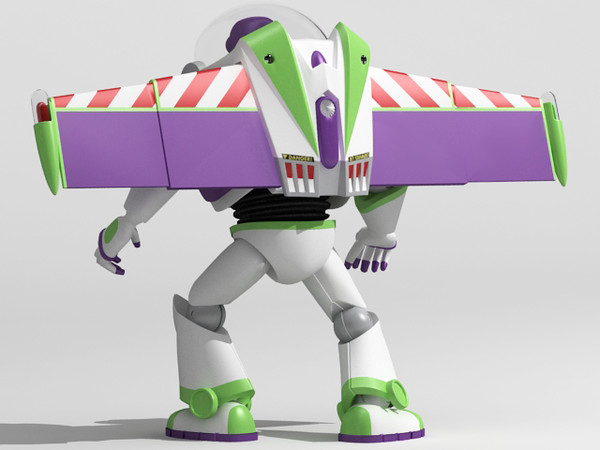 buzz lightyear woody rigged characters 3d model - Buzz & Woody rigged by fabelar